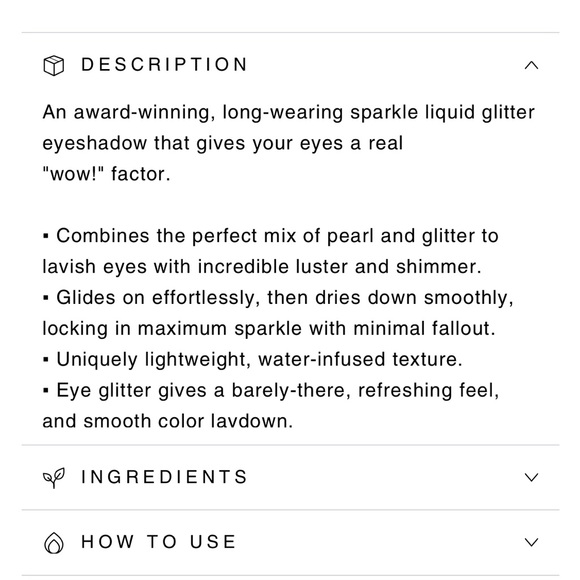 STILA Glitter & Glow Liquid Eyeshadow Dollish & Rose Gold Retro Sephora Beauty - Picture 8 of 10